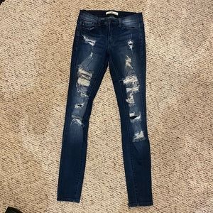 Distressed KanCan Skinny Jeans